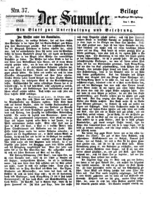 Der Sammler (Augsburger Abendzeitung) Samstag 7. Mai 1853