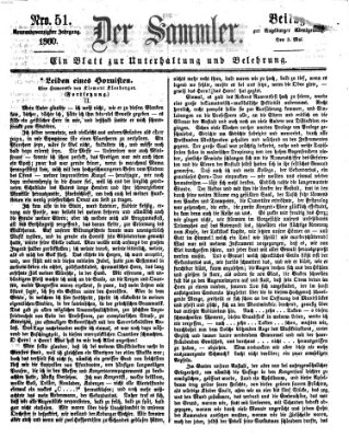 Der Sammler (Augsburger Abendzeitung) Donnerstag 3. Mai 1860