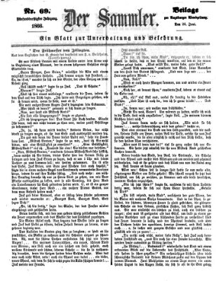 Der Sammler (Augsburger Abendzeitung) Dienstag 26. Juni 1866