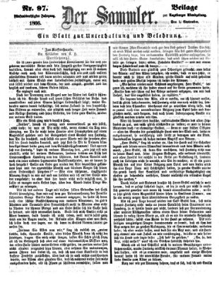 Der Sammler (Augsburger Abendzeitung) Samstag 1. September 1866
