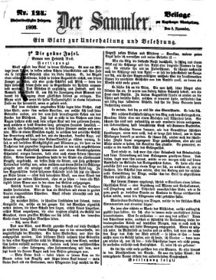 Der Sammler (Augsburger Abendzeitung) Samstag 3. November 1866