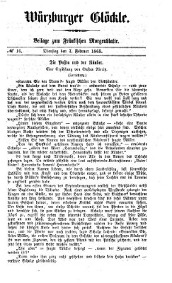 Fränkisches Morgenblatt Dienstag 7. Februar 1865