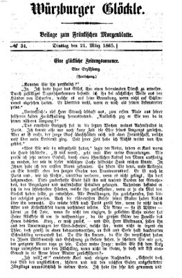 Fränkisches Morgenblatt Dienstag 21. März 1865