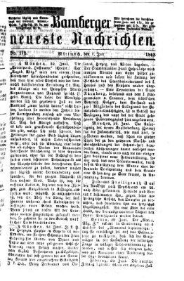 Bamberger neueste Nachrichten Mittwoch 1. Juli 1868