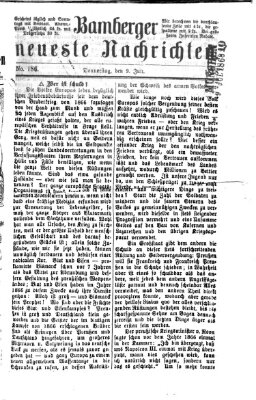 Bamberger neueste Nachrichten Donnerstag 9. Juli 1868