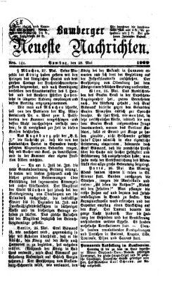 Bamberger neueste Nachrichten Samstag 29. Mai 1869