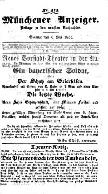 Neueste Nachrichten aus dem Gebiete der Politik (Münchner neueste Nachrichten) Sonntag 6. Mai 1855