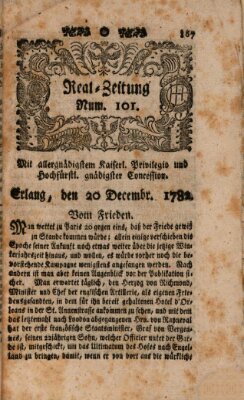 Real-Zeitung (Erlanger Real-Zeitung) Freitag 20. Dezember 1782