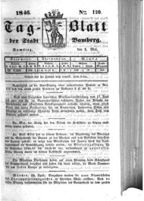 Tag-Blatt der Stadt Bamberg (Bamberger Tagblatt) Samstag 2. Mai 1846