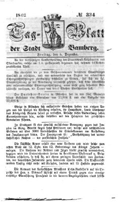 Tag-Blatt der Stadt Bamberg (Bamberger Tagblatt) Freitag 5. Dezember 1862