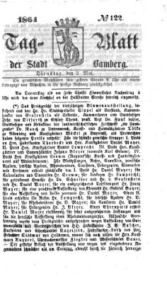 Tag-Blatt der Stadt Bamberg (Bamberger Tagblatt) Dienstag 3. Mai 1864