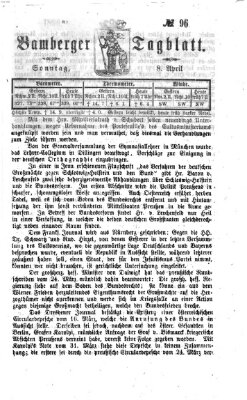 Bamberger Tagblatt Sonntag 8. April 1866