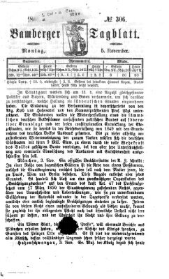 Bamberger Tagblatt Montag 5. November 1866