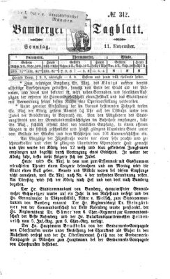 Bamberger Tagblatt Sonntag 11. November 1866