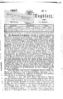 Bamberger Tagblatt Montag 7. Januar 1867