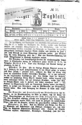 Bamberger Tagblatt Freitag 22. Februar 1867