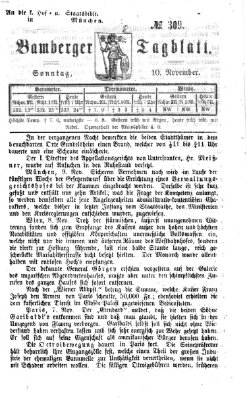 Bamberger Tagblatt Sonntag 10. November 1867