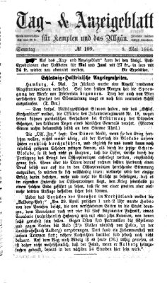 Tag- und Anzeigeblatt für Kempten und das Allgäu Sonntag 8. Mai 1864