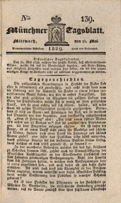 Münchener Tagblatt Mittwoch 20. Mai 1829