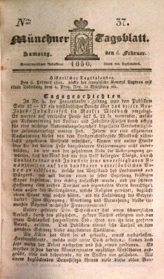 Münchener Tagblatt Samstag 6. Februar 1830