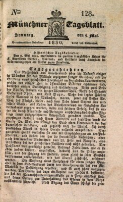 Münchener Tagblatt Sonntag 9. Mai 1830