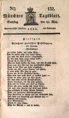 Münchener Tagblatt Samstag 12. Mai 1832