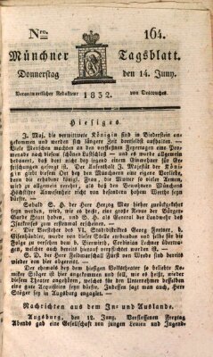 Münchener Tagblatt Donnerstag 14. Juni 1832