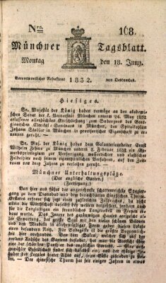 Münchener Tagblatt Montag 18. Juni 1832