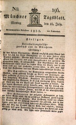 Münchener Tagblatt Montag 16. Juli 1832