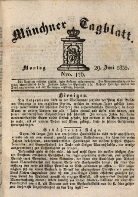 Münchener Tagblatt Montag 29. Juni 1835