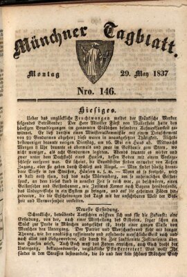 Münchener Tagblatt Montag 29. Mai 1837