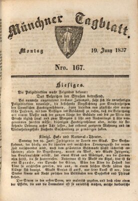 Münchener Tagblatt Montag 19. Juni 1837
