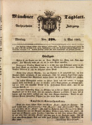 Münchener Tagblatt Montag 9. Mai 1842