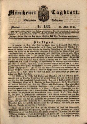 Münchener Tagblatt Montag 13. Mai 1844