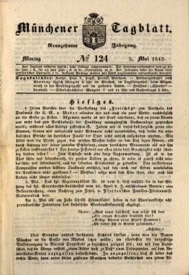Münchener Tagblatt Montag 5. Mai 1845