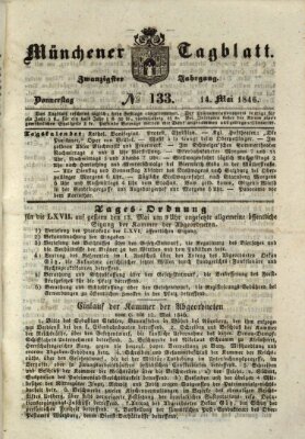 Münchener Tagblatt Donnerstag 14. Mai 1846