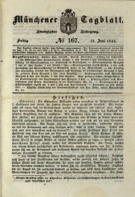 Münchener Tagblatt Freitag 19. Juni 1846
