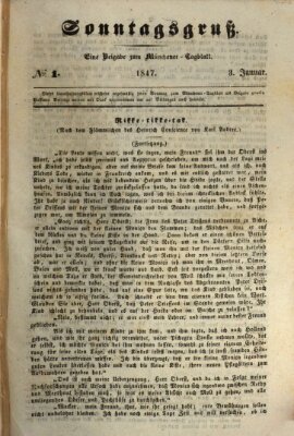 Münchener Tagblatt Sonntag 3. Januar 1847