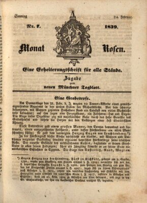 Neues Tagblatt für München und Bayern Sonntag 24. Februar 1839