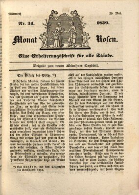 Neues Tagblatt für München und Bayern Mittwoch 29. Mai 1839