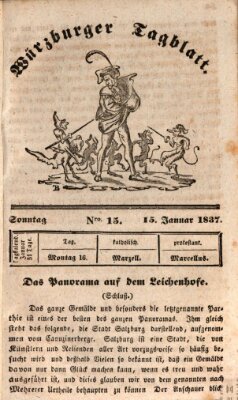 Würzburger Tagblatt Sonntag 15. Januar 1837