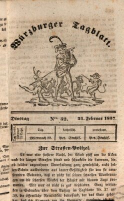 Würzburger Tagblatt Dienstag 21. Februar 1837