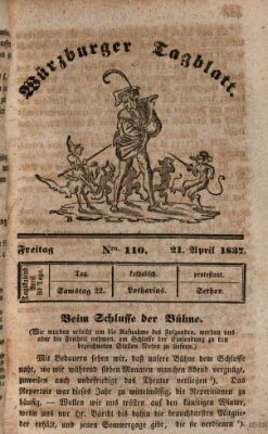 Würzburger Tagblatt Freitag 21. April 1837