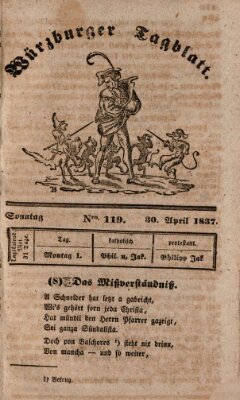 Würzburger Tagblatt Sonntag 30. April 1837