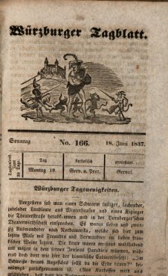 Würzburger Tagblatt Sonntag 18. Juni 1837