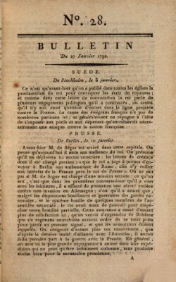 Bulletin Freitag 27. Januar 1792