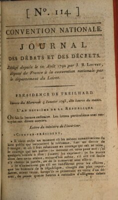 Journal des débats et des décrets Mittwoch 9. Januar 1793