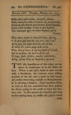 The connoisseur Donnerstag 20. Februar 1755