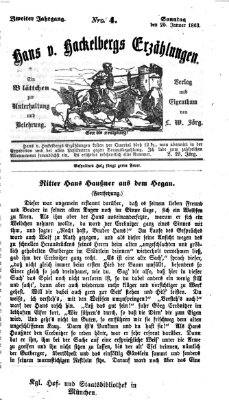 Hans von Hackelberg's Erzählungen Sonntag 25. Januar 1863