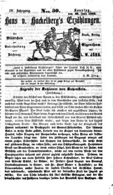 Hans von Hackelberg's Erzählungen Sonntag 23. Juli 1865